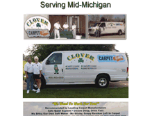 Tablet Screenshot of clovercarpetcleaning.com